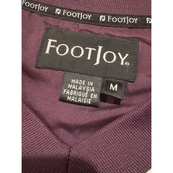 FootJoy Golf Pullover Windbreaker โ RARE Plum Color, Size M - Picture 2 of 6